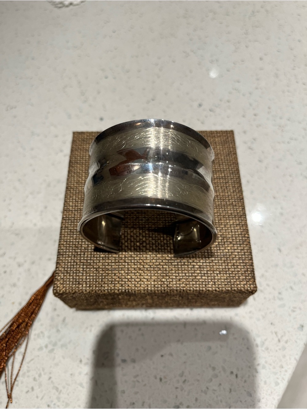 925 Silver Mexican Wide Bracelet